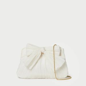 Lowffler Randall Rayne Pearl Bow Clutch | Bridal wedding clutch